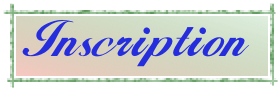 Inscription